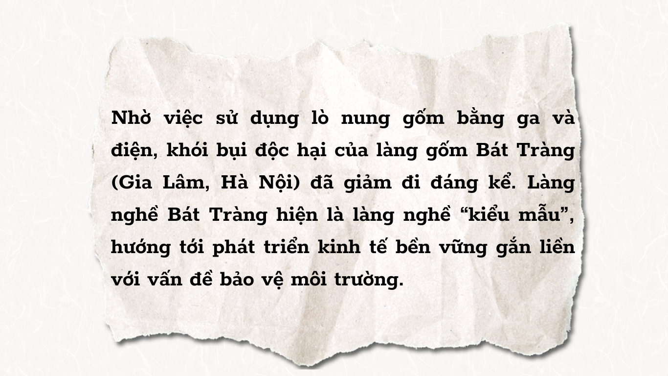 Hướng đi “xanh” của làng gốm Bát Tràng  -0